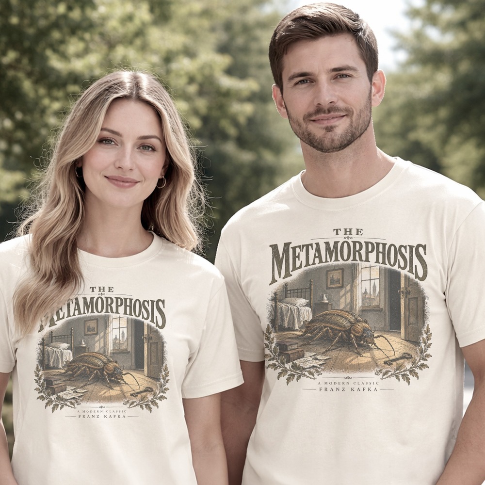 The Metamorphosis Beetle in Victorian Bedroom Tee